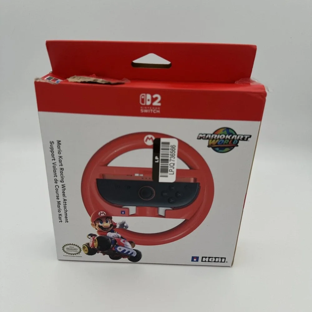 Hori‎ Nintendo Switch 2 Mario Kart World Racing Wheel Attachement New